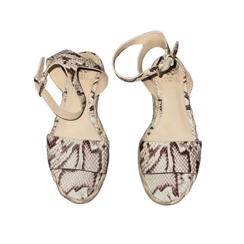 Vince Camuto Snakeskin Pattern Espadrilles - Picture 3 of 4